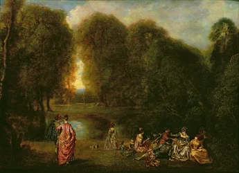 Een ontmoeting in een park